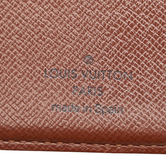 Louis Vuitton Monogram Viennese Bi-fold Wallet M61663 Brown PVC Leather Women... - Picture 9 of 11